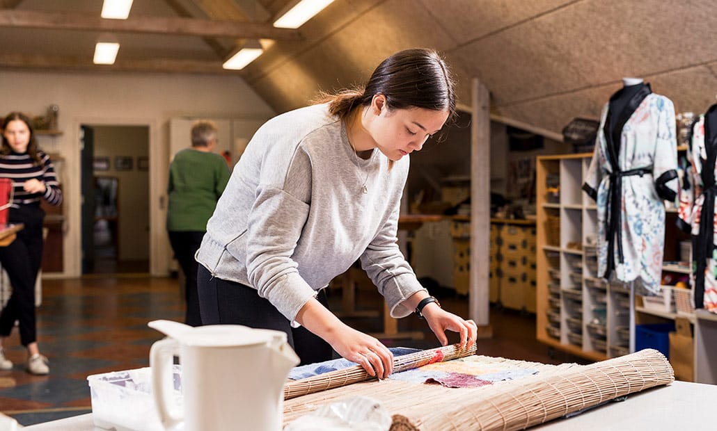Kreativ efterskole midt i naturen